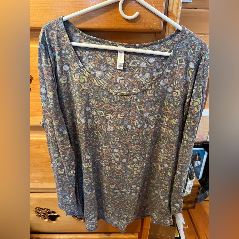 Lularoe, 2XL, long sleeve